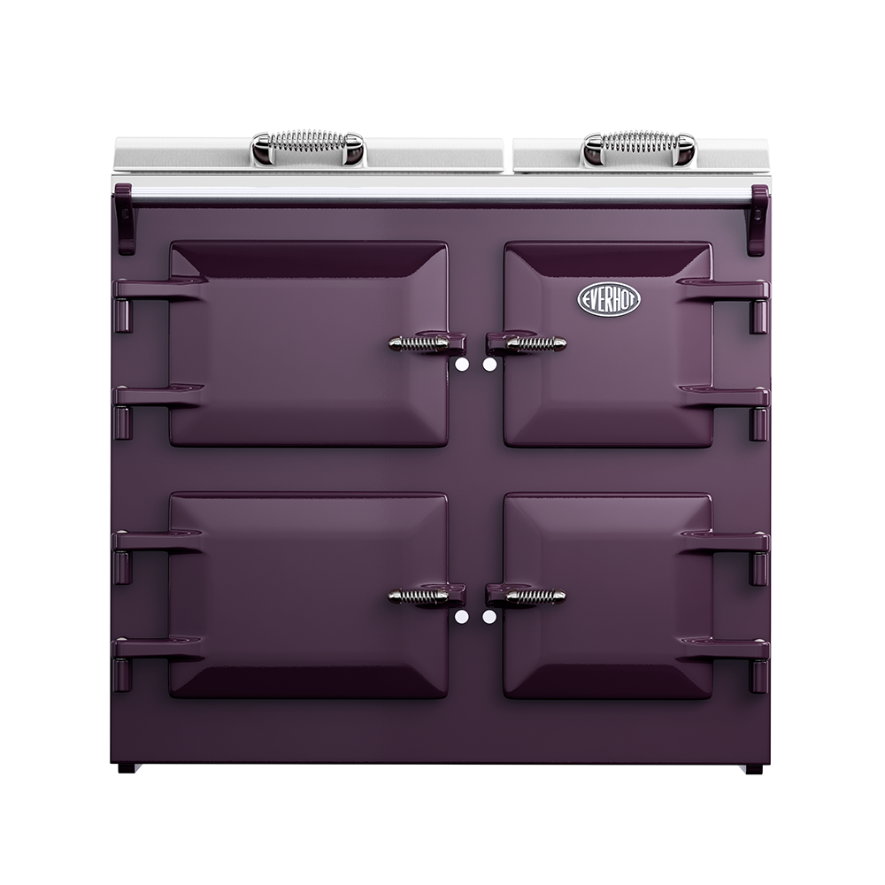 Everhot 100+ Electric Range Cooker in Aubergine