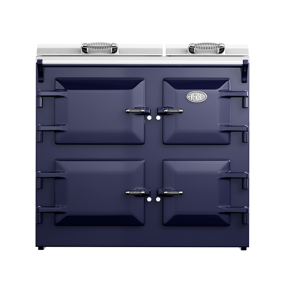 Everhot 100+ Electric Range Cooker in Burgundy
