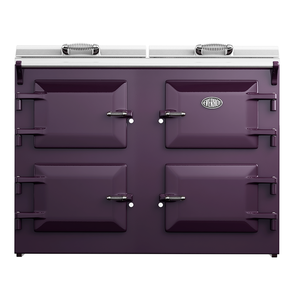 Everhot 120i Electric Range Cooker in Aubergine