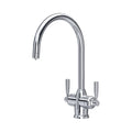 Perrin & Rowe Langbourn Sink Mixer with Filtration (Two Lever) 1435 – Chrome