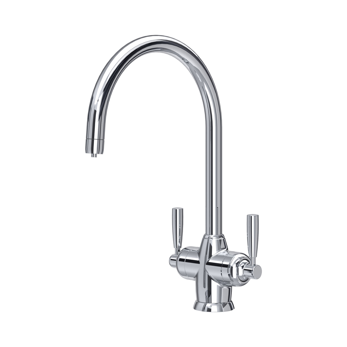 Perrin & Rowe Langbourn Sink Mixer with Filtration (Two Lever) 1435 – Chrome