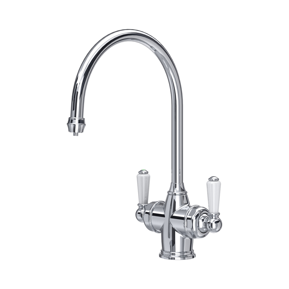 Perrin & Rowe Phoenician Sink Mixer with Filtration (Two Lever) 1437 – Chrome