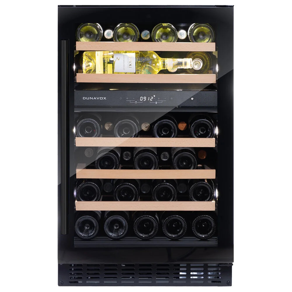Dunavox Flow DAUF-38.100DB 38 bottle undercounter wine fridge – Black