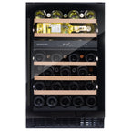 Dunavox Flow DAUF-38.100DB 38 bottle undercounter wine fridge – Black