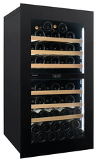 Dunavox Noble DVN-56.146DB.TO 56 bottle integrated wine fridge – Black glass