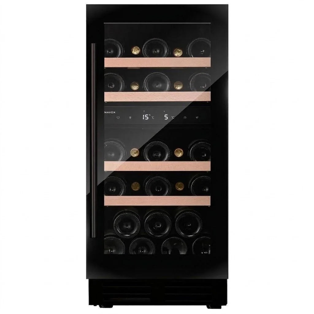 Dunavox Flow DAUF-32.78DB 32 bottle undercounter wine fridge – Black