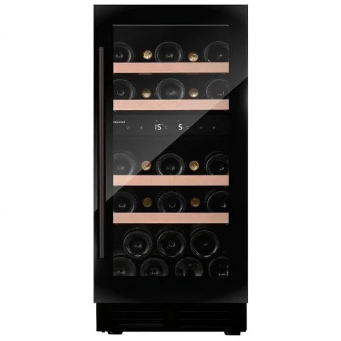 Dunavox Flow DAUF-32.78DB 32 bottle undercounter wine fridge – Black