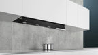 iQ500 Integrated Design Hood 90 cm clear glass black printed, Black LJ97BAM60B
