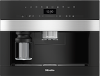 Miele CVA7445 Compact Oven in CleanSteel – front view