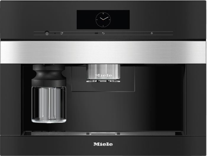 Miele CVA7840 Compact Oven in CleanSteel – front view