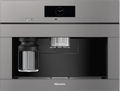 Miele CVA7845 Built-in Coffee Machine in Graphite grey — Miele CVA7845 Built-in Coffee Machine in Graphite grey — Miele CVA7845 Built-in Coffee Machine in Graphite grey — Miele CVA7845 Beverage preparation in Graphite grey — Factual image