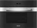Miele DG2840 Steam Oven in CleanSteel – front view