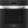 Miele DGC 7460 HC Pro Steam Microwave Oven in CleanSteel – front view