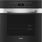 Miele DGC 7460 HC Pro Steam Microwave Oven in CleanSteel – front view