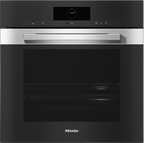 Miele DGC 7860 HC Pro Steam Microwave Oven in CleanSteel – front view