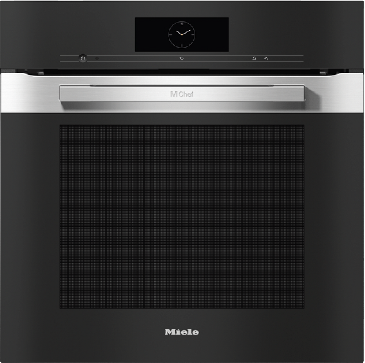 Miele DO7860 Single Oven in CleanSteel – front view