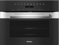 Miele H7240BM Combination Microwave Oven in CleanSteel – front view