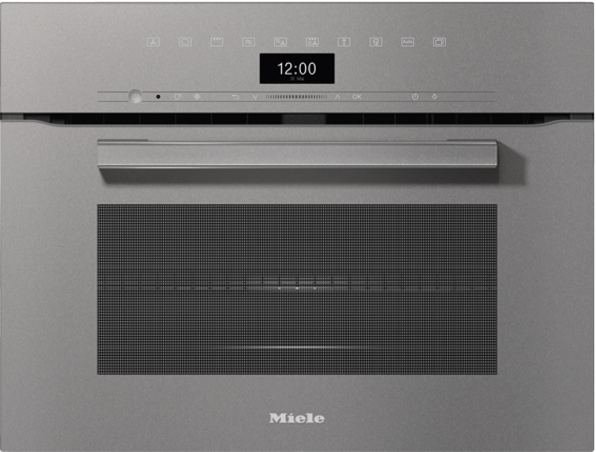 Miele H7440BM VitroLine Combination Microwave Oven – front view