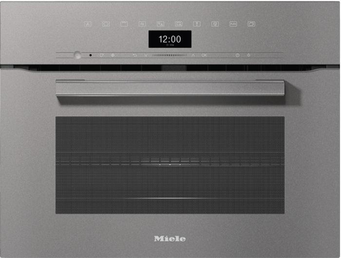 Miele H7440BM VitroLine Combination Microwave Oven – front view