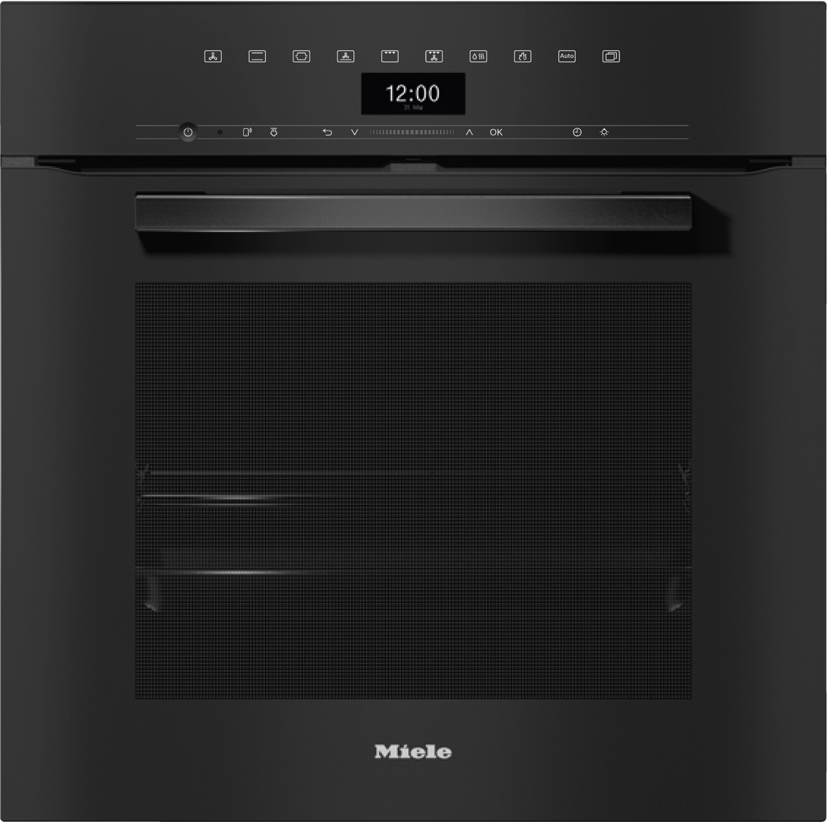 Miele H7464BP VitroLine Steam Oven – front view