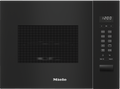 Miele M2224SC Built-in Microwave in Obsidian Black – front view