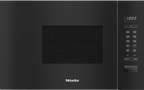 Miele M2234SC Built-in Microwave in Obsidian Black – front view