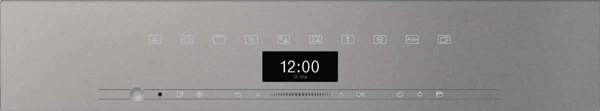 Miele H7440BMX Combination Microwave Oven in Graphite Grey — Miele H7440BMX Combination Microwave Oven in Graphite Grey — Miele H7440BMX Combination Microwave Oven in Graphite Grey — Miele H7440BMX 45cm Microwave Combination Ovens in Graphite Grey — 
