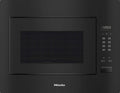 Miele M2240SC Built-in Microwave in Obsidian Black – front view