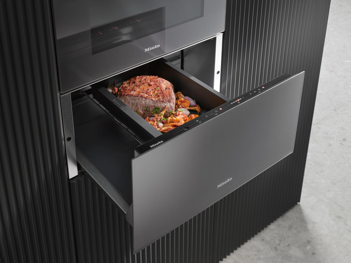 Miele ESW7020 Warming Drawer in Graphite grey — Miele ESW7020 Warming Drawer in Graphite grey — Miele ESW7020 Warming Drawer in Graphite grey — Miele ESW7020 Drawers in Graphite grey — Detailed image