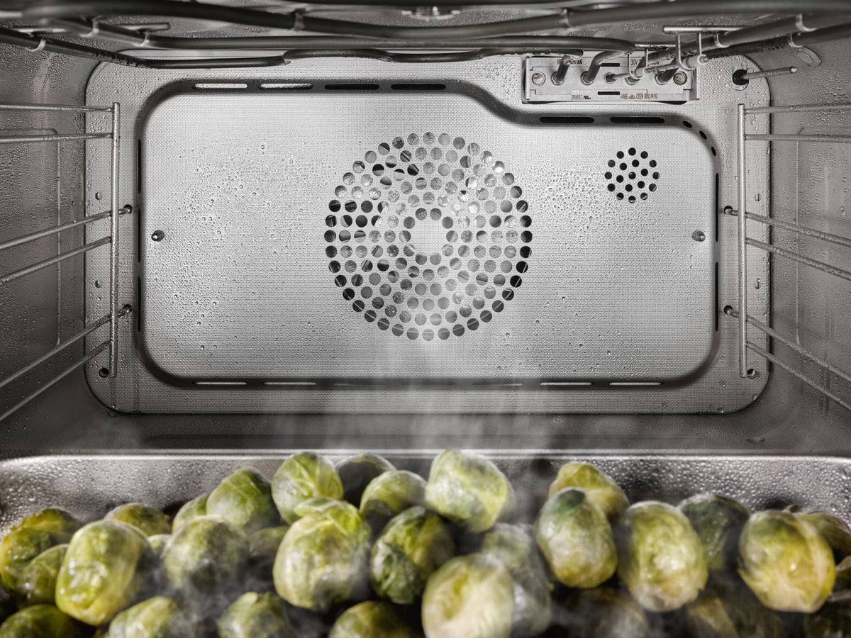 Miele DGC 7440 HC Pro Steam Microwave Oven in CleanSteel – front view