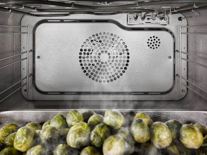 Miele DGC 7440 HC Pro Steam Microwave Oven in CleanSteel – front view