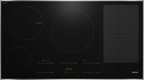Miele KM 7699 FR Induction Hob in Ss Frame (Narrow) – front view