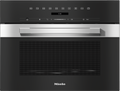 Miele M7240TC Built-in Microwave in CleanSteel – front view