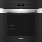 Miele DGC7450 Steam Microwave Oven in CleanSteel – front view