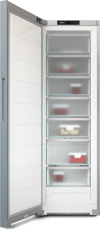 Miele FNS4382 D Freezer in el (silver) — Miele FNS4382 D Freezer in el (silver) — Miele FNS4382 D Freezer in el (silver) — Miele FNS4382 D Refrigeration in el (silver) — Factual image