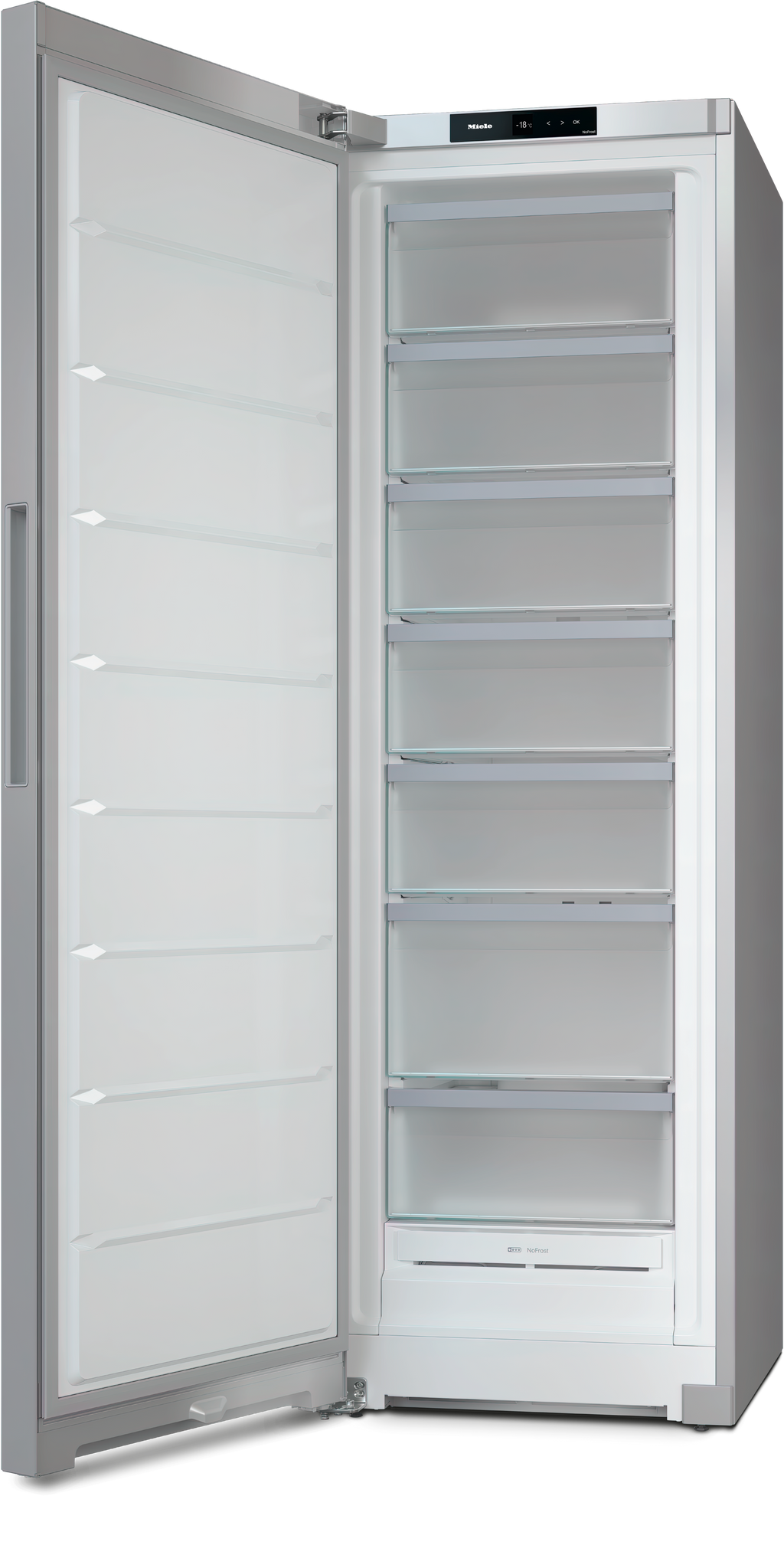 Miele FNS4382 D Freezer in el (silver) — Miele FNS4382 D Freezer in el (silver) — Miele FNS4382 D Freezer in el (silver) — Miele FNS4382 D Refrigeration in el (silver) — Factual image