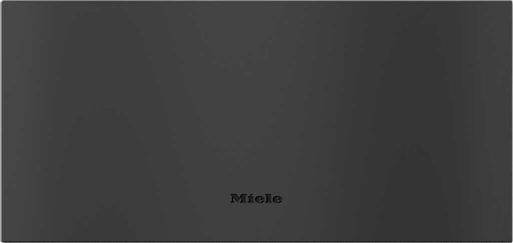 Miele ESW7020 Warming Drawer in Obsidian black matt — Miele ESW7020 Warming Drawer in Obsidian black matt — Miele ESW7020 Warming Drawer in Obsidian black matt — Miele ESW7020 Drawers in Obsidian black matt — Factual image