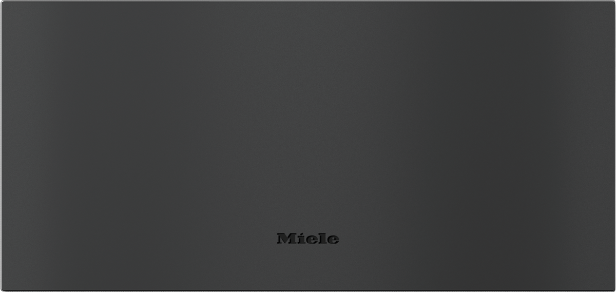 Miele ESW7020 Warming Drawer in Obsidian black matt — Miele ESW7020 Warming Drawer in Obsidian black matt — Miele ESW7020 Warming Drawer in Obsidian black matt — Miele ESW7020 Drawers in Obsidian black matt — Factual image
