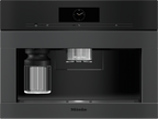 Miele CVA7845 Built-in Coffee Machine in Obsidian black matt — Miele CVA7845 Built-in Coffee Machine in Obsidian black matt — Miele CVA7845 Built-in Coffee Machine in Obsidian black matt — Miele CVA7845 Beverage preparation in Obsidian black matt — F