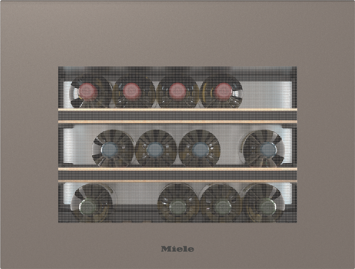 Miele KWT7112 iG pebe Wine Cooler in Pearl Beige – front view