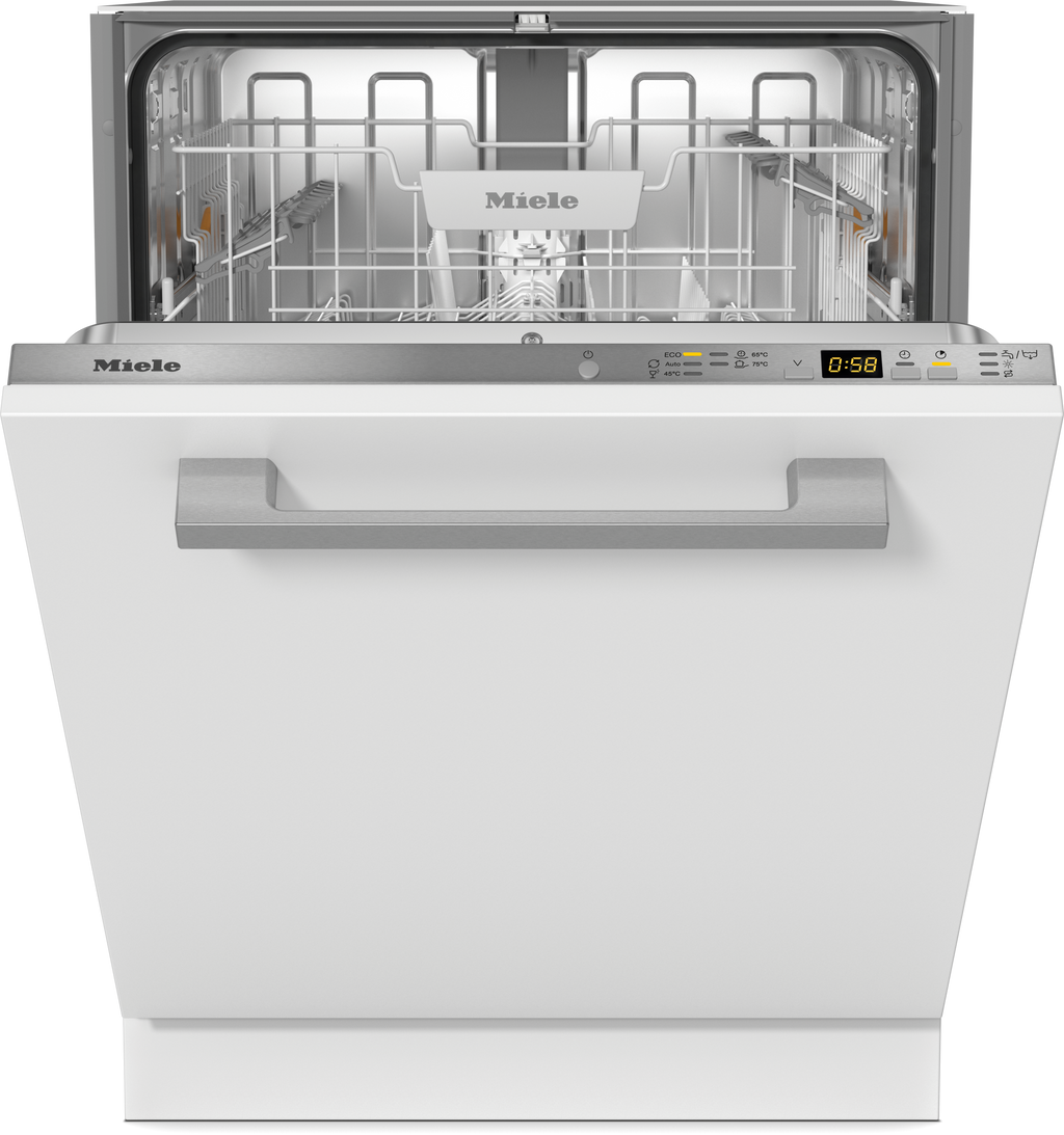 Miele G5651 Vi Integrated Dishwasher in Stainless Steel. – front view