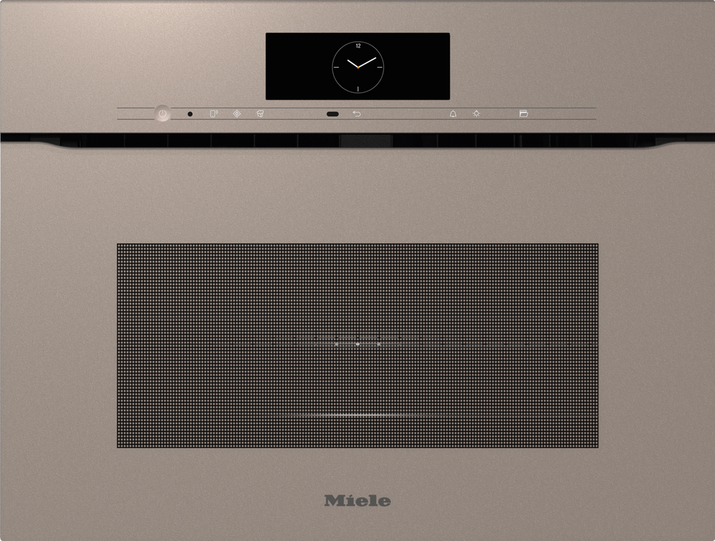 Miele H7840BMX Combination Microwave Oven in Pearl Beige — Miele H7840BMX Combination Microwave Oven in Pearl Beige — Miele H7840BMX Combination Microwave Oven in Pearl Beige — Miele H7840BMX 45cm Microwave Combination Ovens in Pearl Beige — Factual 