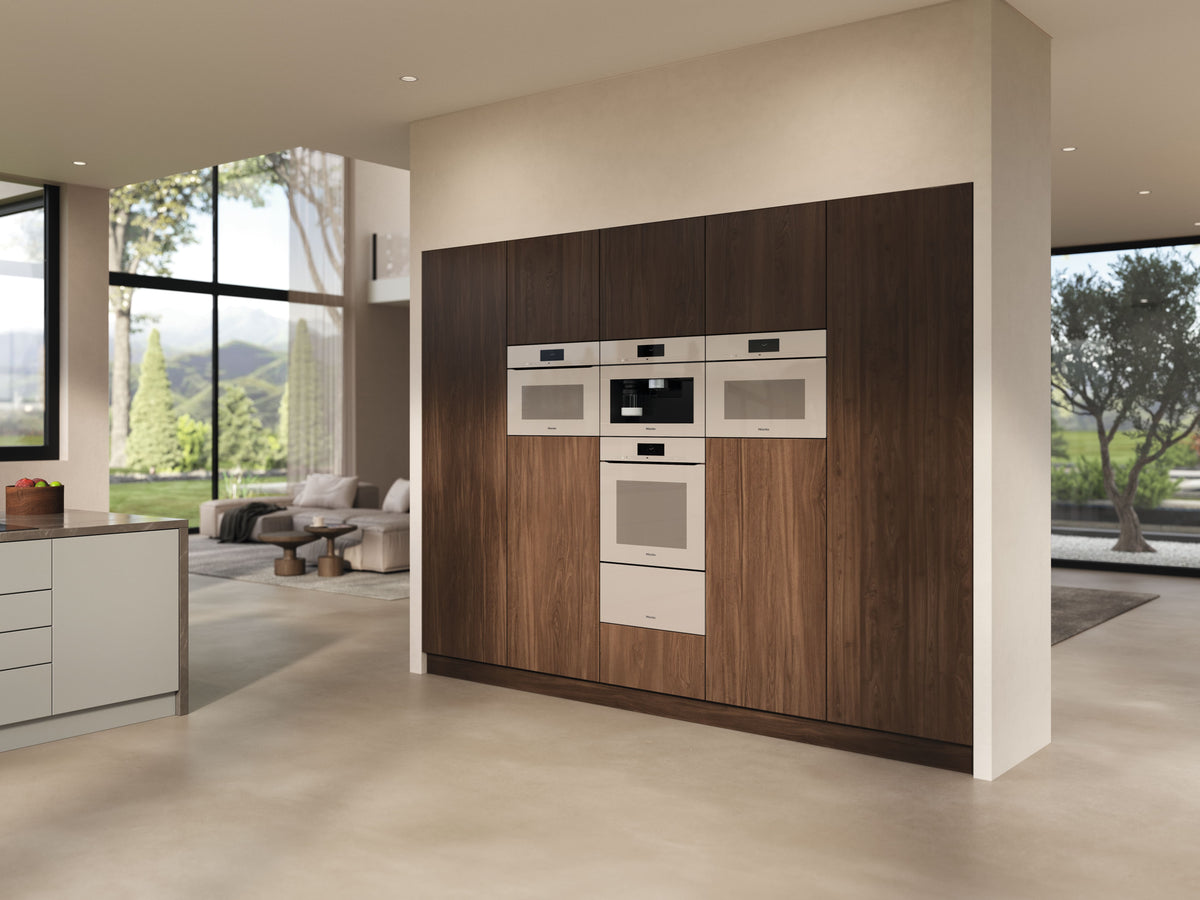 Miele ESW7020 Warming Drawer in Pearl beige — Miele ESW7020 Warming Drawer in Pearl beige — Miele ESW7020 Warming Drawer in Pearl beige — Miele ESW7020 Drawers in Pearl beige — Product image, In-situ shot