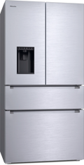 Miele KFFD 6765 EDT/CS Fridge Freezer in Cleansteel – front view