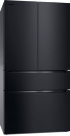 Miele KFFD 6867 OBSW/MATT Fridge Freezer in Black Steel – front view