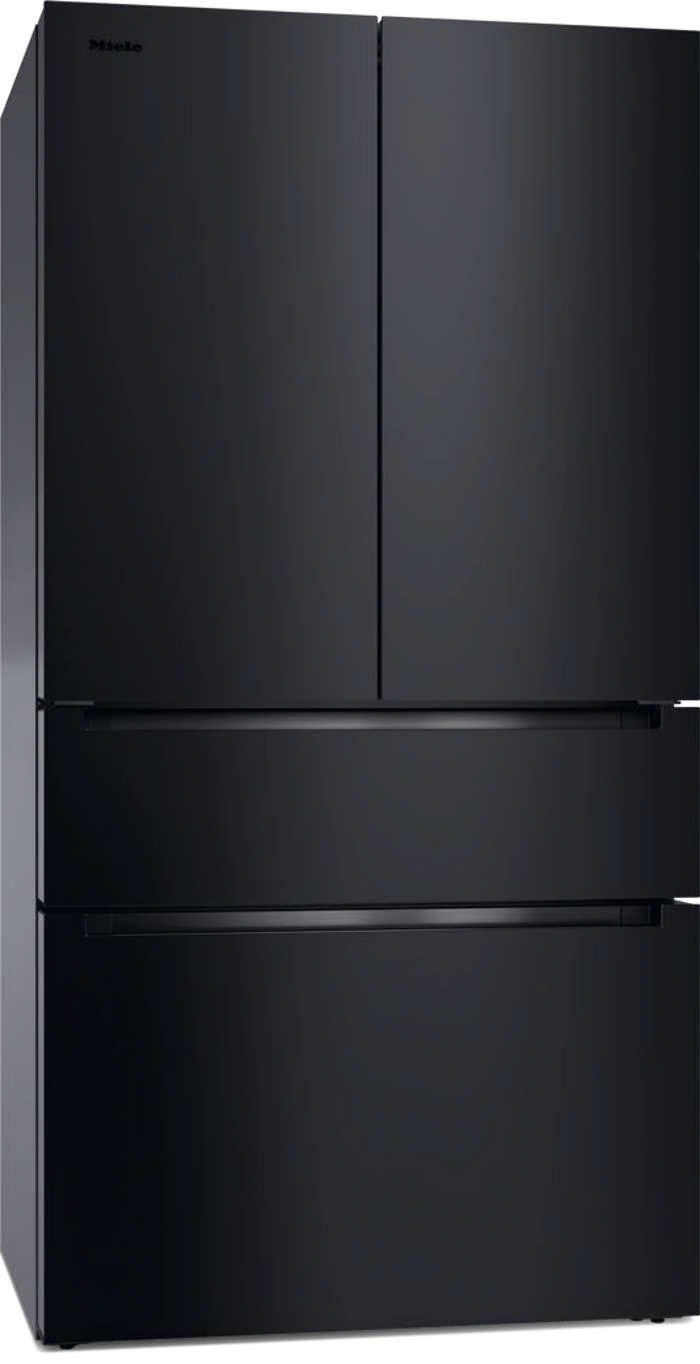 Miele KFFD 6867 OBSW/MATT Fridge Freezer in Black Steel – front view