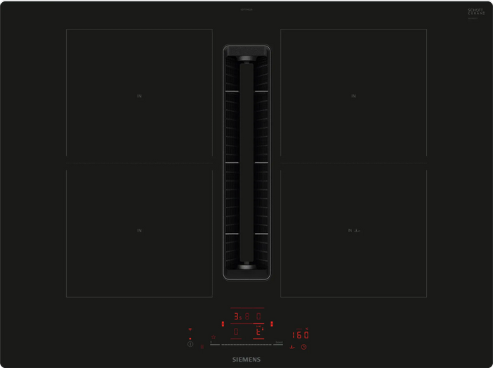 iQ500 Induction hob with integrated ventilation system 70 cm surface mount without frame ED711HQ26E