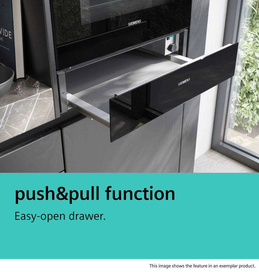 iQ700 Built-in vacuum drawer 60 x 14 cm Black BV910E1B1