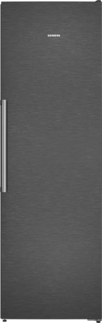 iQ500 Free-standing freezer 186.2 x 59.5 cm Brushed black steel antiFingerprint GS36NAXCG