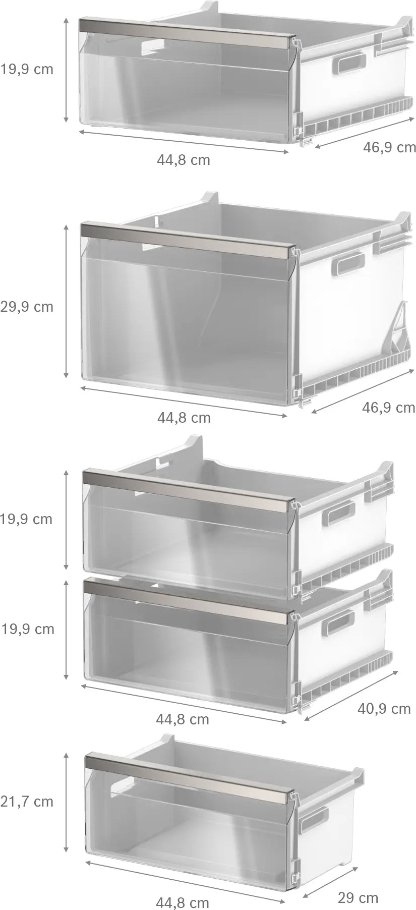 iQ300 Free-standing freezer 186.2 x 59.5 cm Inox GS36NVICGG
